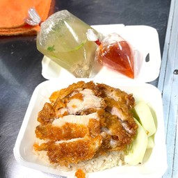 ข้าวมันไก่ทอด