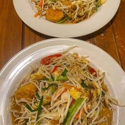 ถั่วงอกผัดเต้าหู้