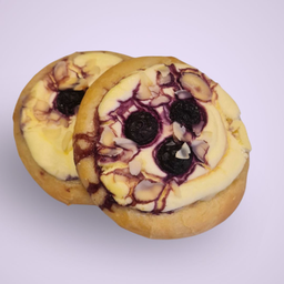 Almond Blueberry Bun [2x]