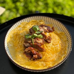 ข้าวไข่ข้นหมูเค็ม