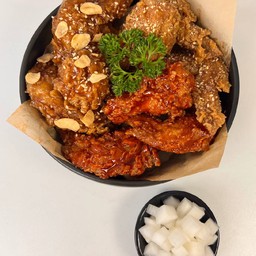 เซ็ตไก่ทอดเกาหลี เซ็ตคอมโบ 9ชิ้น