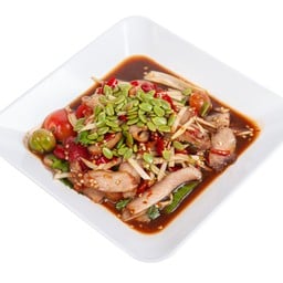 ตำคอหมูย่าง