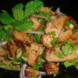 ตำ แซ่บสะเดิด ชาวแพ ก้อยขม ลาบ  อาหารอิสานตามสั่ง