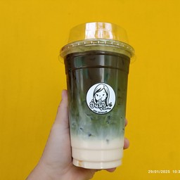 มัทฉะลาเต้เพิ่มช็อตกาแฟ