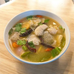 ต้มยำปลาช่อนน้ำใส