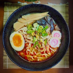 ราเมงชิโอะ(เผ็ด)+ไข่ดองโชยุ Spice Shio Ramen+Pickled eeg