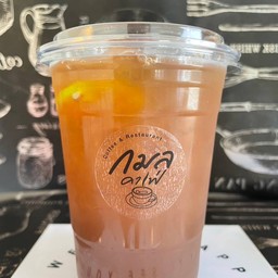 ชามะนาวใบชาแท้