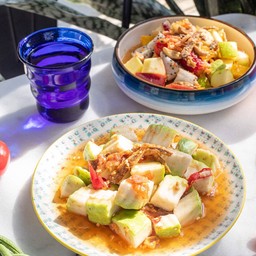 ตำฝรั่ง Guava mixed fruit salad