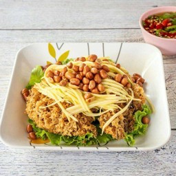 ยำปลาดุกฟู