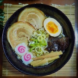 ราเมงชิโอะ+ไข่ดองโชยุ+หมูชาชู Shio Ramen+Pickled egg+Chashu