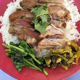ข้าวขาหมูเนื้อ+หนัง