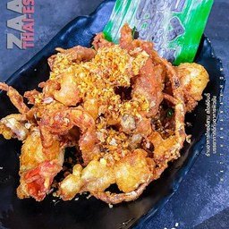 ปูนิ่มทอดกระเทียม