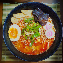 ราเม็งคาระทงคตซึ(เผ็ด)ไข่ดองโชยุ(KaraTonkotsuAjitsukeTamagoRamen)