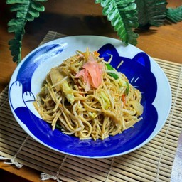 ยากิโซบะเนื้อ Japanese beef yakisoba