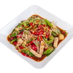 ตำผักขนมจีน