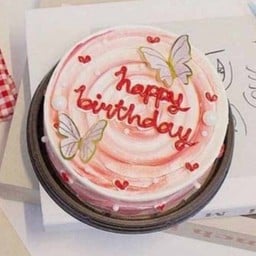 HBD Pink Butterfly
