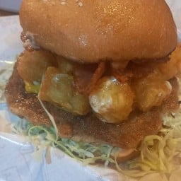 Pork Cheesy ToT Burger
