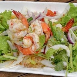 ยำวุ้นเส้นกุ้ง