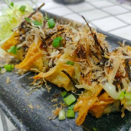 เกี๊ยวซ่าไก่ (ทำเอง)