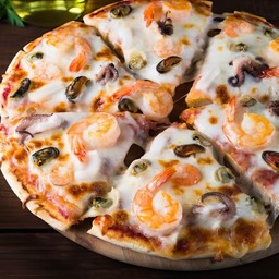 พิซซ่า หน้า ซีฟู้ด