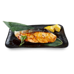 ปลาแซลมอน ย่างเกลือ