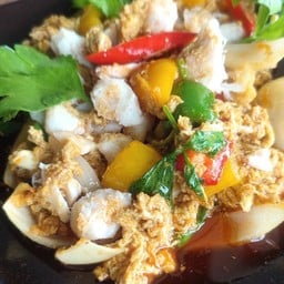 เนื้อปูผัดผงกะหรี่