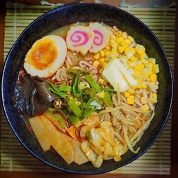 คาระมิโซะบัตเตอร์คอร์น(เผ็ด)+ไข่ดอง Spice Buttercorn+Pickled eeg