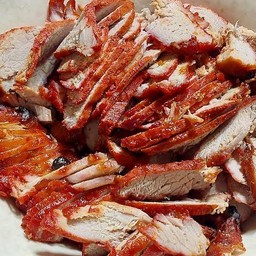 หมูแดง กับข้าว