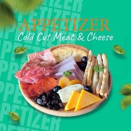 Cold Cuts Meat Cheese plate