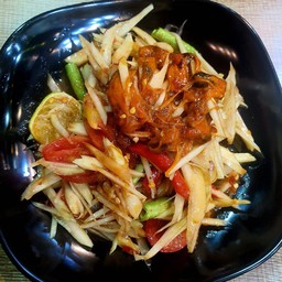 ตำหอยดอง (ปลาร้า)