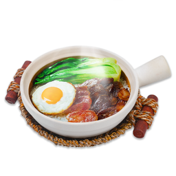 ข้าวอบหม้อดินกุนเชียงกวางตุ้ง Claypot Rice with Preserved Meat OL