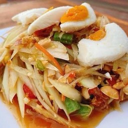 ตำไทยไข่เค็ม