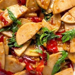 กะเพราหมูยอ