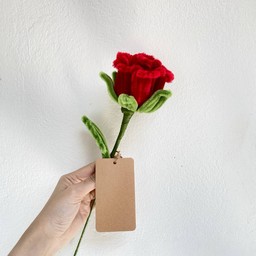 ดอกกุหลาบสีแดง(อมตะ)เขียนข้อความฟรี
