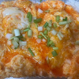 ไข่ลาวาไม่ใส่เนื้อสัตว์ (กับข้าว)