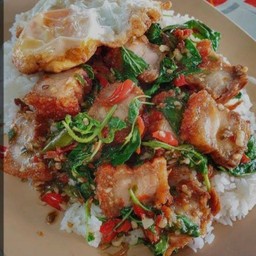 QQ กระเพราจัมโบ้ & ลาบส้า