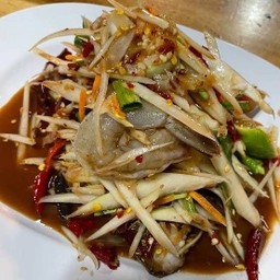 ตำปลาร้ากุ้งสด