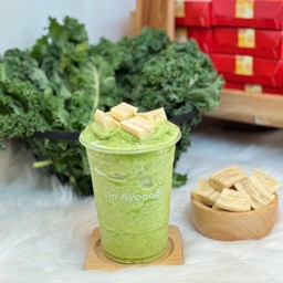 🥬🍌 ผักเคล - กล้วยหอม สมูทตี้