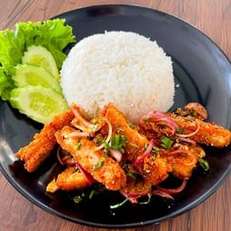 ข้าวยำไก่แซ่บ