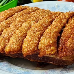 เมนูหมูกรอบ (กับข้าว)