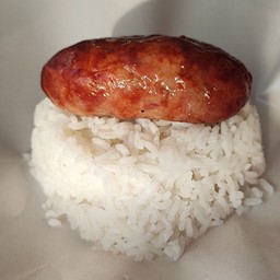 ข้าวหน้าใส้กรอกอิสาน
