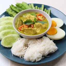 ขนมจีนแกงเขียวหวานไก่