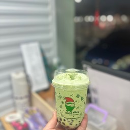 มะพร้าวน้ำหอม+มัทฉะปั่นนมสด