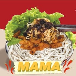 มาม่าไก่ฉีก พริกคั่ว น้ำพริกหมูกระจก