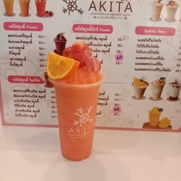 สตอเบอรี่+ส้มสมูทตี้