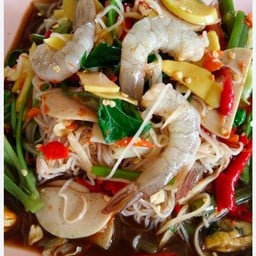 ตำป่ากุ้งสด