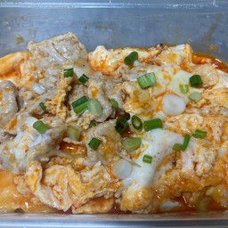 ไข่ลาวาหมู (กับข้าว)