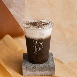 Iced Hojicha Latte