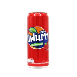 แฟนต้า  กลิ่นสตรอเบอร์รี่ (กระป๋อง)