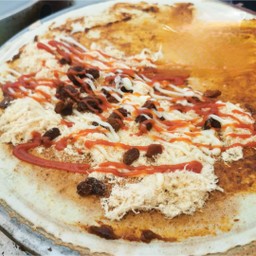 พริกเผาหมูหยองลูกเกด